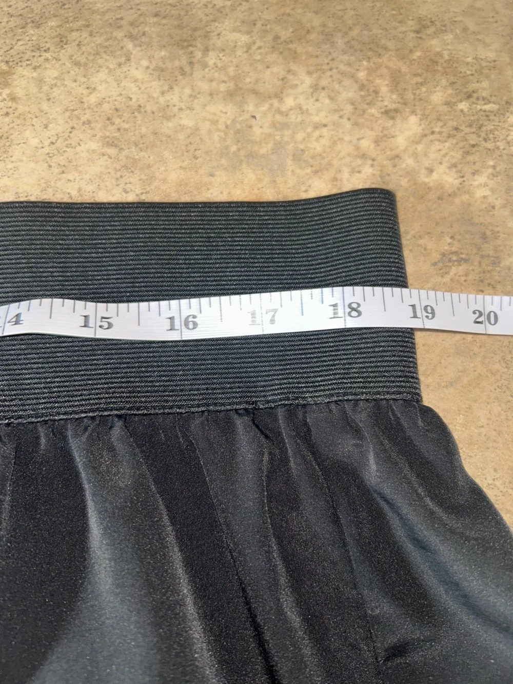 Elle Skirt - black layered flowy w/elastic waistband